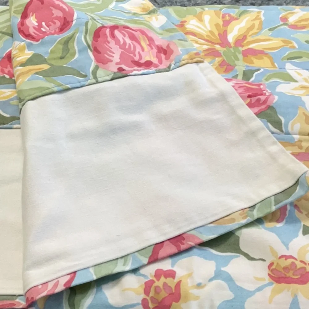 Rare Vintage Laura Ashley Tulips 3 window valances 1990’s rare